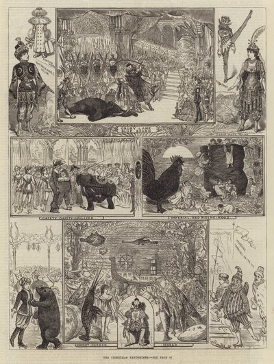 クリスマスのパントマイム 作： George Cruikshank